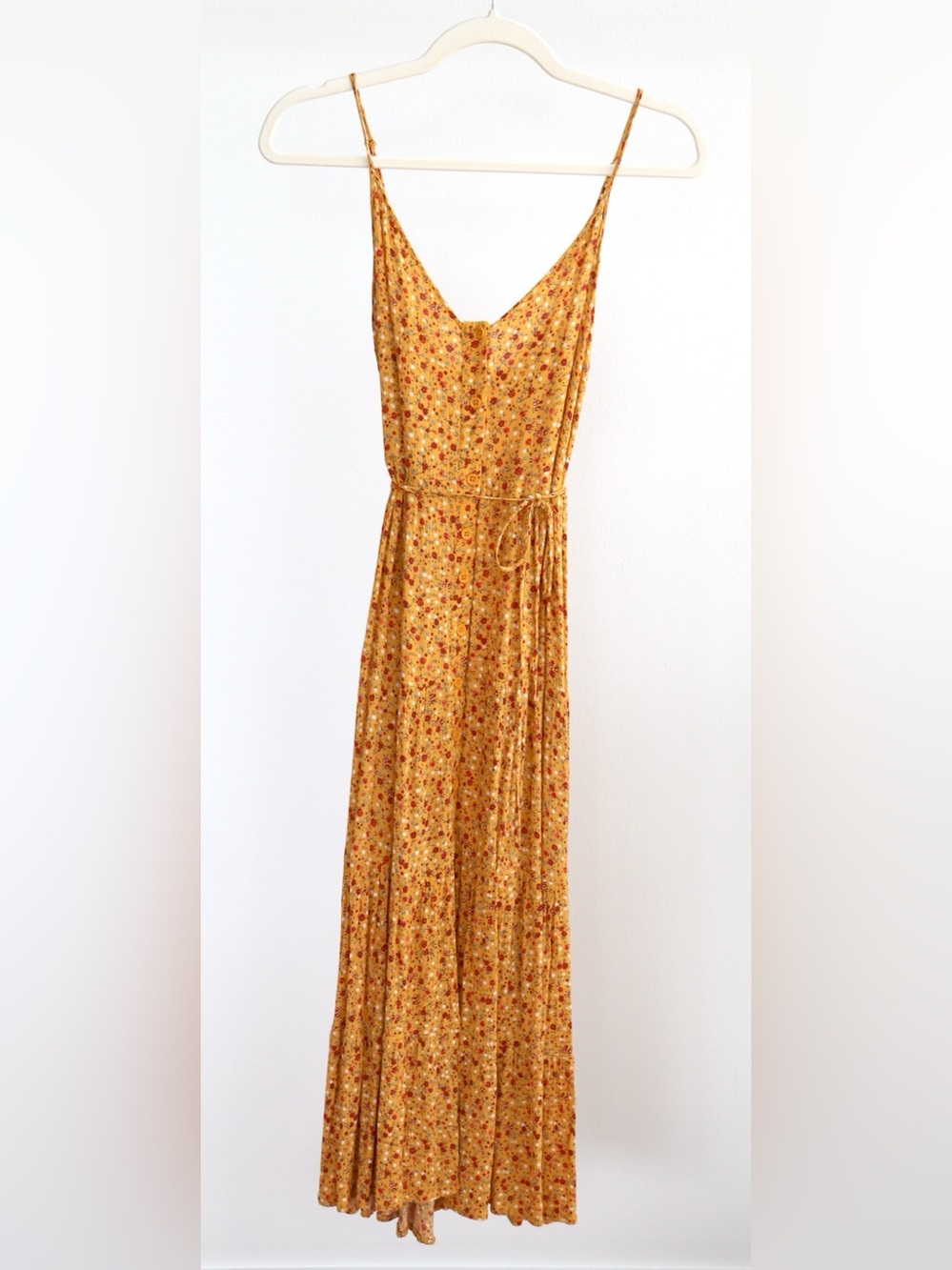 Band of Gypsies Yellow Floral Sundress Women’s Size XS